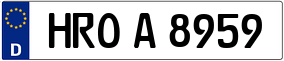 Truck License Plate